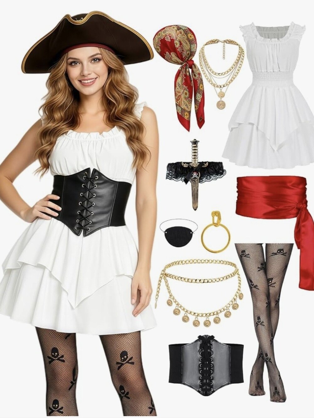 NIB Women's Pirate Halloween Costume - XXL